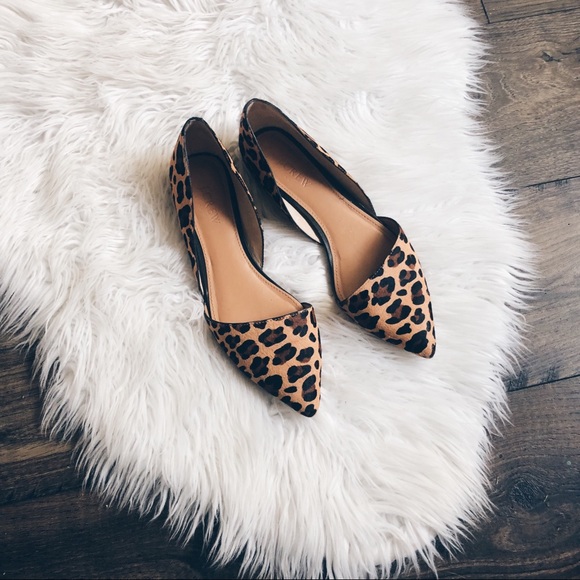 J. Crew Shoes - J. Crew Calf Hair Leopard Flats